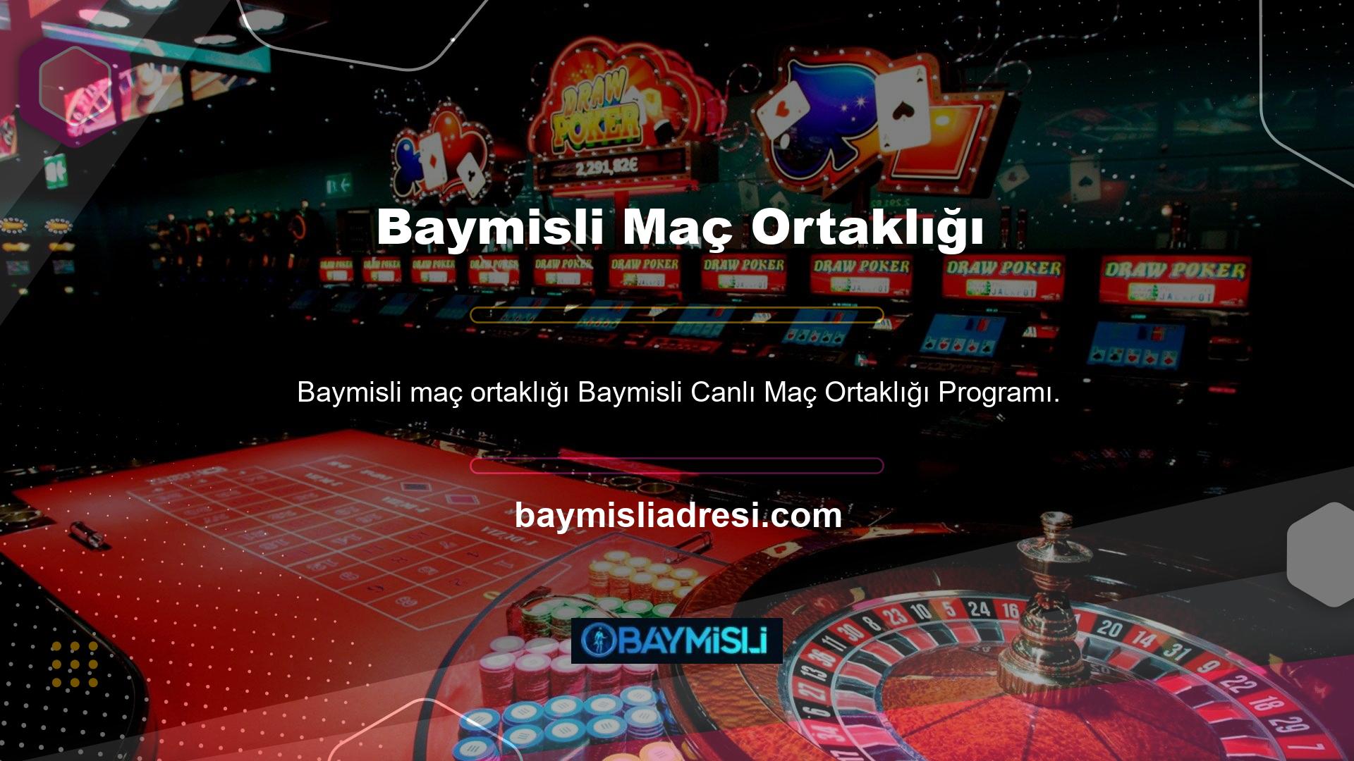 Avrupa ve Türkiye'deki kalite hizmeti sayesinde yıllardır konumunda olan casino pazarında lider olan Baymisli web sitesinden düzenli aylık ödemeler alın